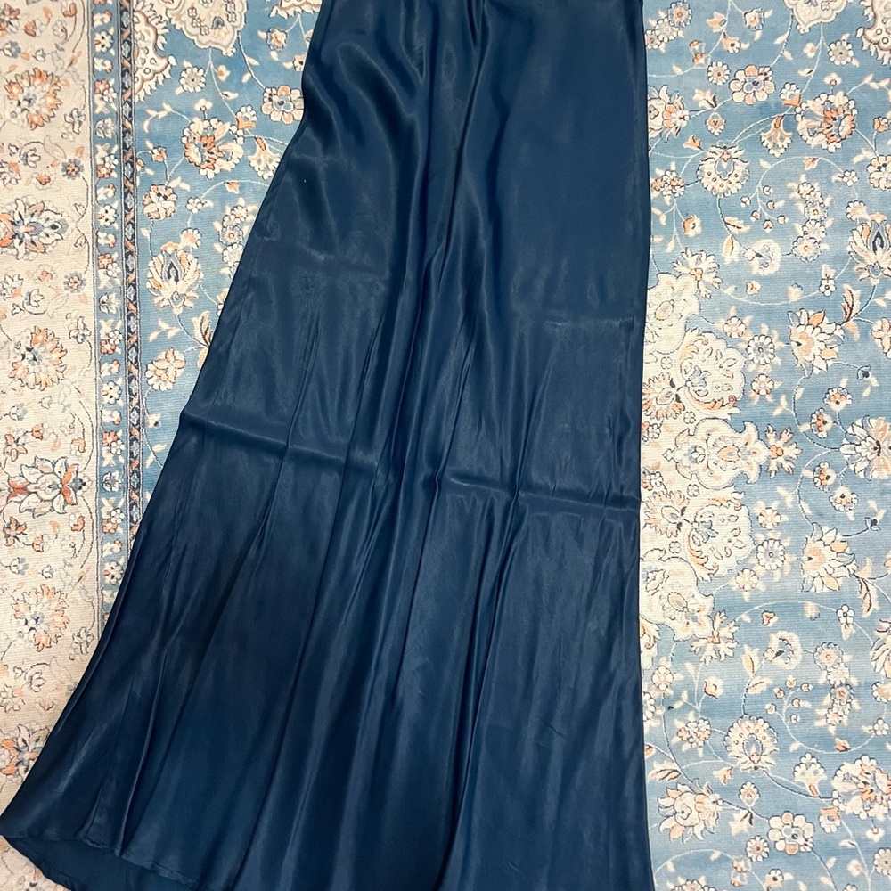 Pull&Bear Deep Blue Maxi Skirt